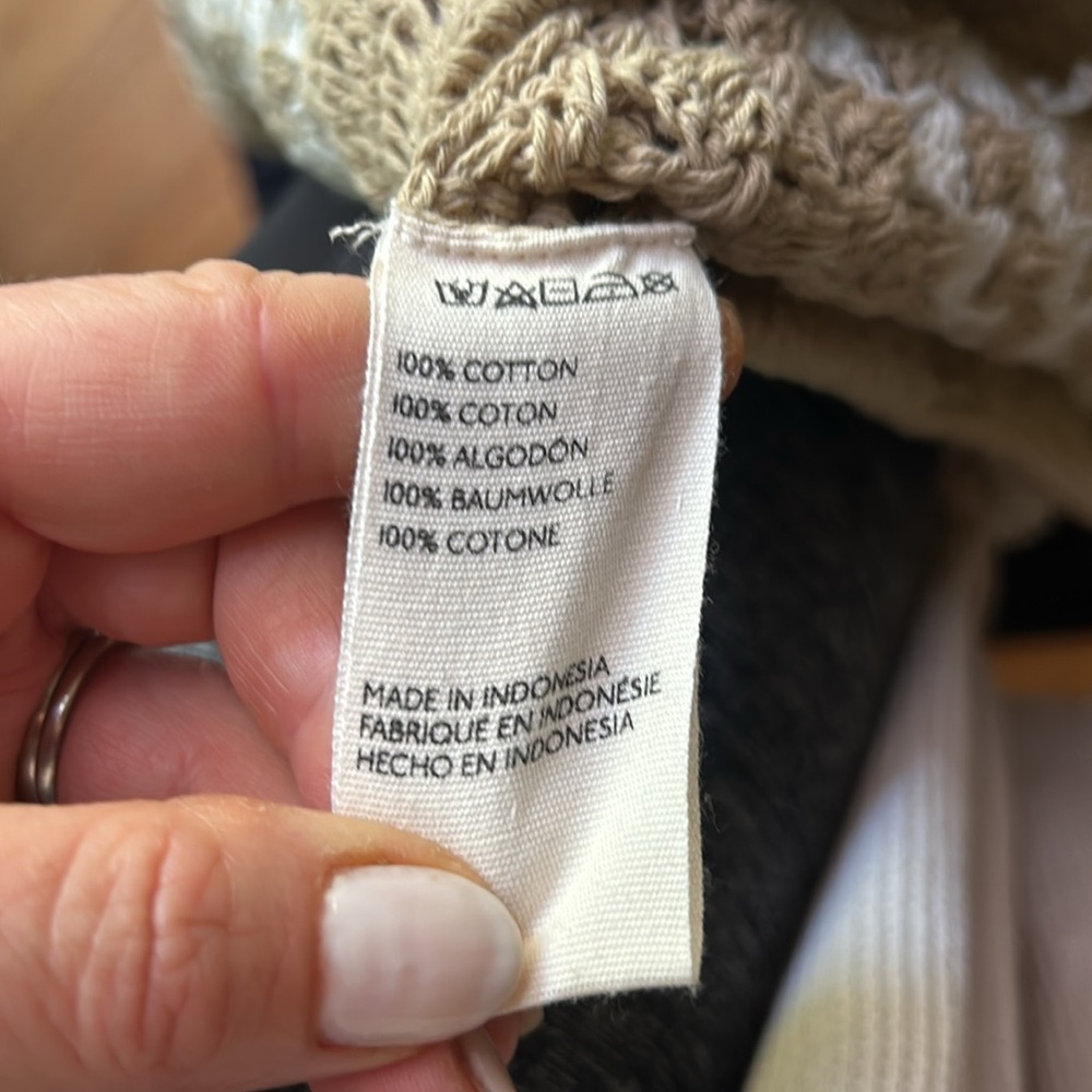 Free People by Flook NWT crochet 100% cotton pants - Picture 7 of 12